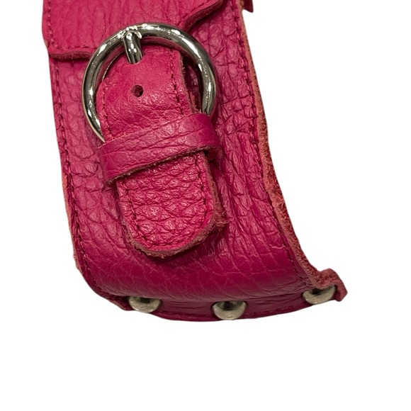 Burberry Pink Pebble Leather Sandal Slipper Slide Sz:36/US:6 - Picture 4 of 9